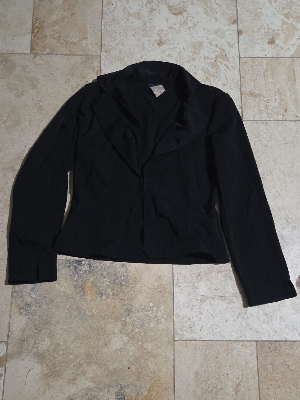 RAG Size 12 Black Blazer with Red Pinstripes